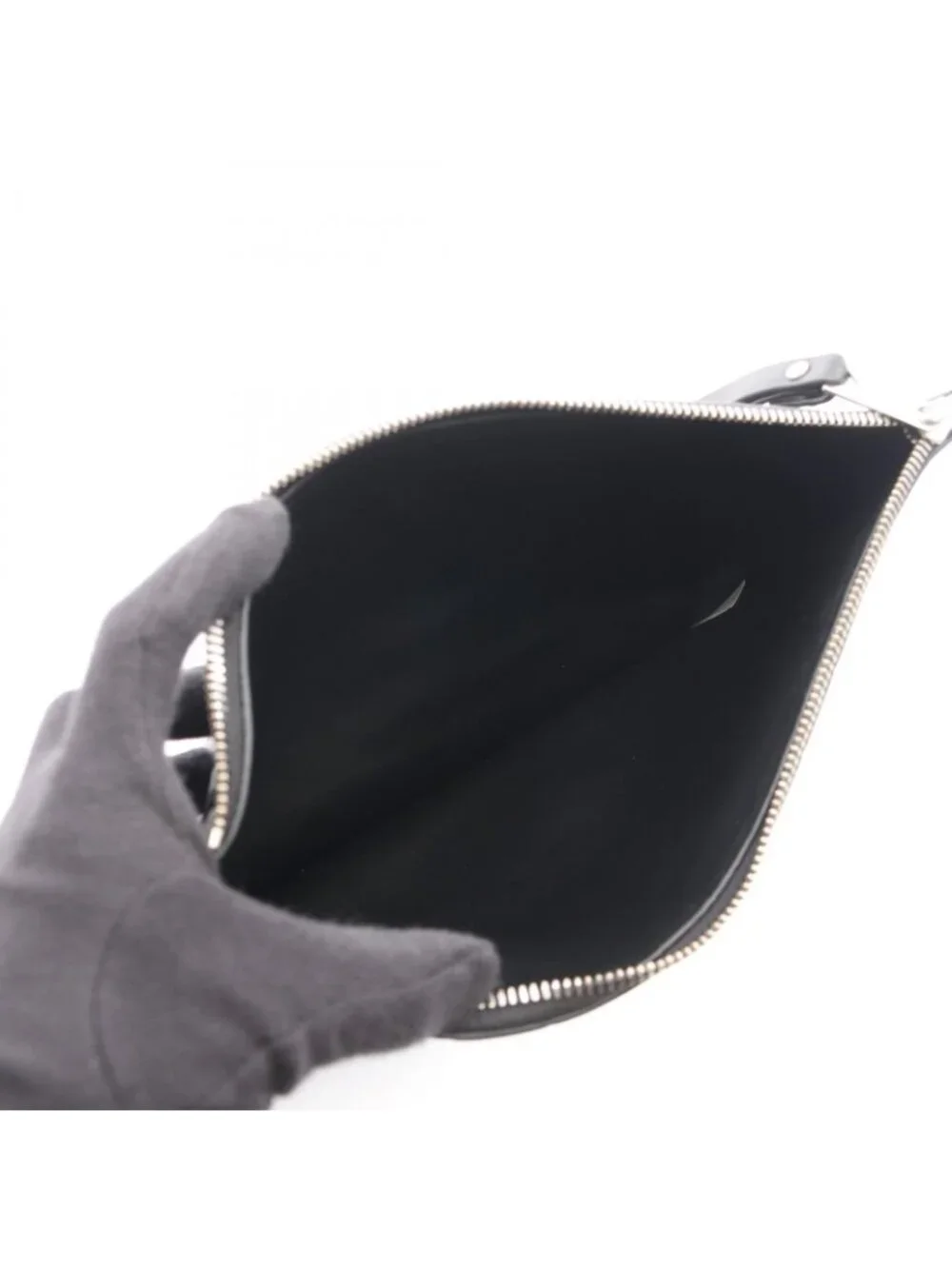 Bottega Veneta Clutch Intre Chart Leather New